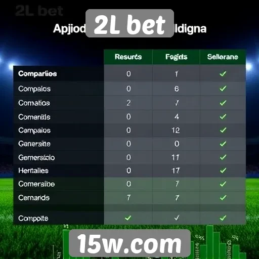 Comparativo entre 2L bet e concorrentes de mercado